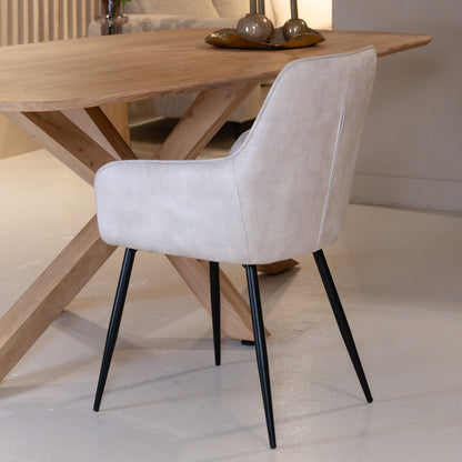 Eetkamerstoel Lynn | Velvet Beige