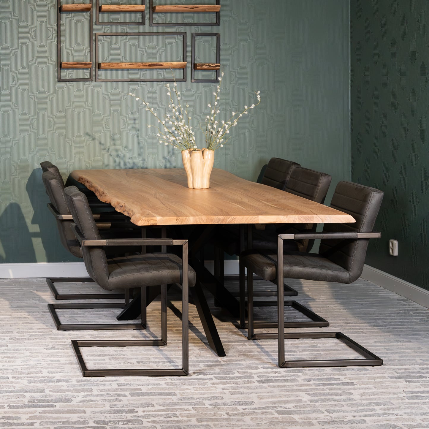 Eettafel Nebel | Naturel Acaciahout