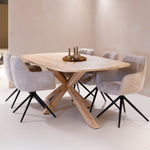 Eettafel Crotone | Naturel Acaciahout