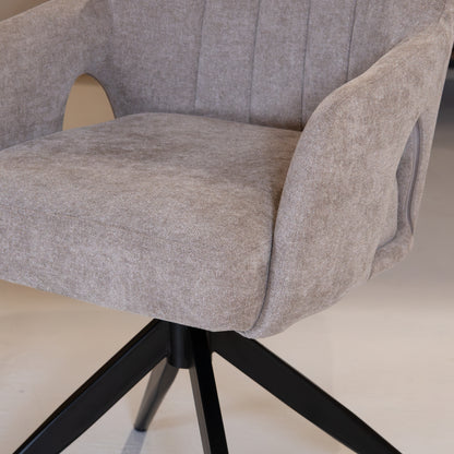Eetkamerstoel Marley | Grijs Stof