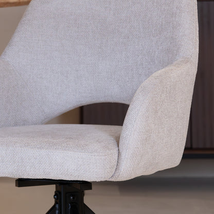 Eetkamerstoel Evi | Naturel Stof