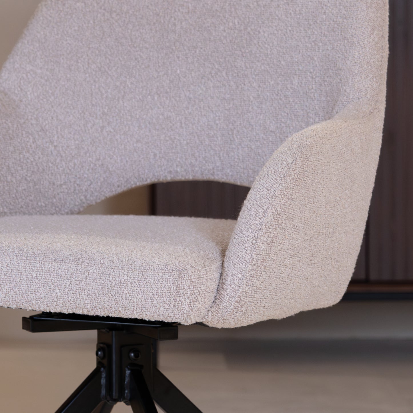 Eetkamerstoel Evi | Naturel Bouclé