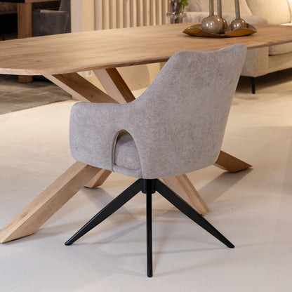 Eetkamerstoel Marley | Grijs Stof