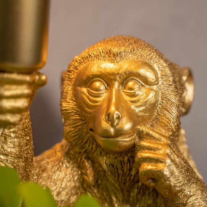 Tafellamp Monkey | Goud 34