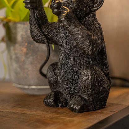 Tafellamp Monkey | Zwart 34