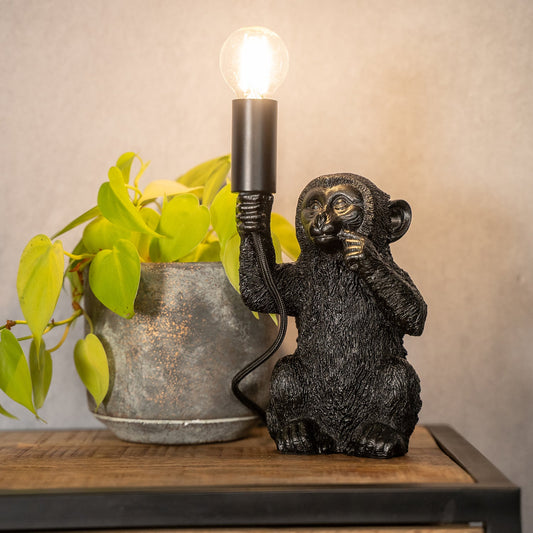 Tafellamp Monkey | Zwart 41,5