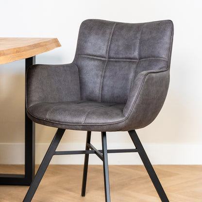 Eetkamerstoel Marcon | Antraciet