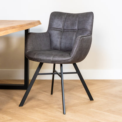 Eetkamerstoel Marcon | Antraciet