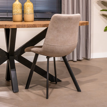 Eetkamerstoel Pluto | Luxor Sand