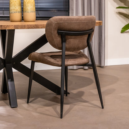 Eetkamerstoel Rikki | Taupe