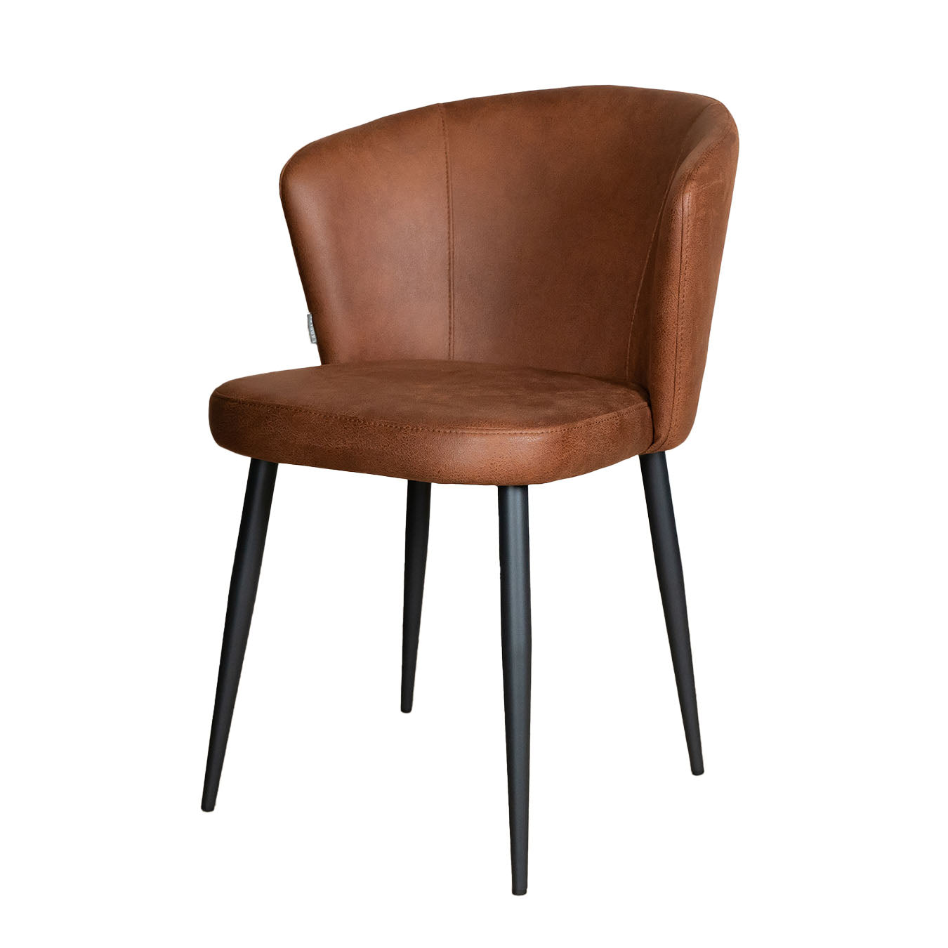 Eetkamerstoel Wave | Microvezel Cognac