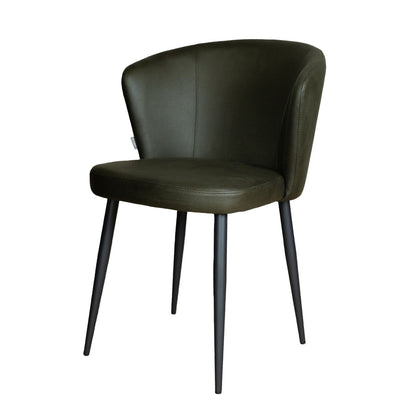 Eetkamerstoel Wave | Microvezel Army