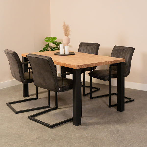 eettafel sandwich lamulux mango uitstraling