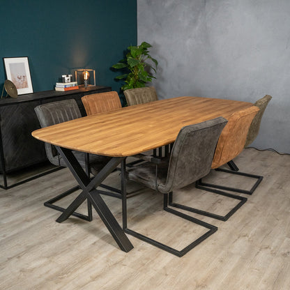 Eettafel Mia | Eikenhout | Magazijn leegverkoop