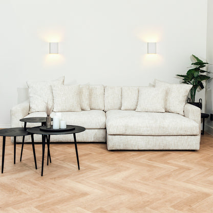 Hoekbank Dean | Stof Beige | L+R