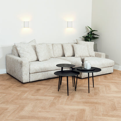 Hoekbank Dean | Stof Beige | L+R