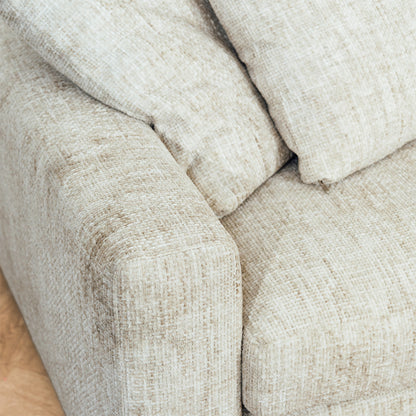 Hoekbank Dean | Stof Beige | L+R