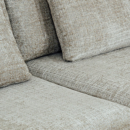 Hoekbank Elize | Stof Grijs