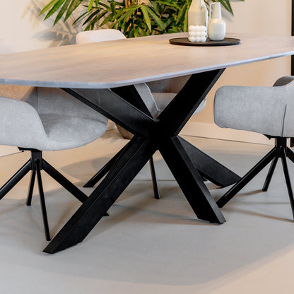 Eettafel Akagi | Deens Ovaal | Mango Ashblond