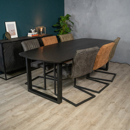 Eettafel Mia | Eikenhout | Magazijn leegverkoop
