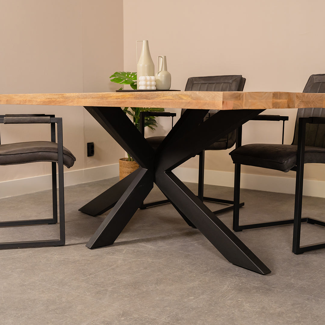 Eettafel Apollo | Mangohout | Naturel