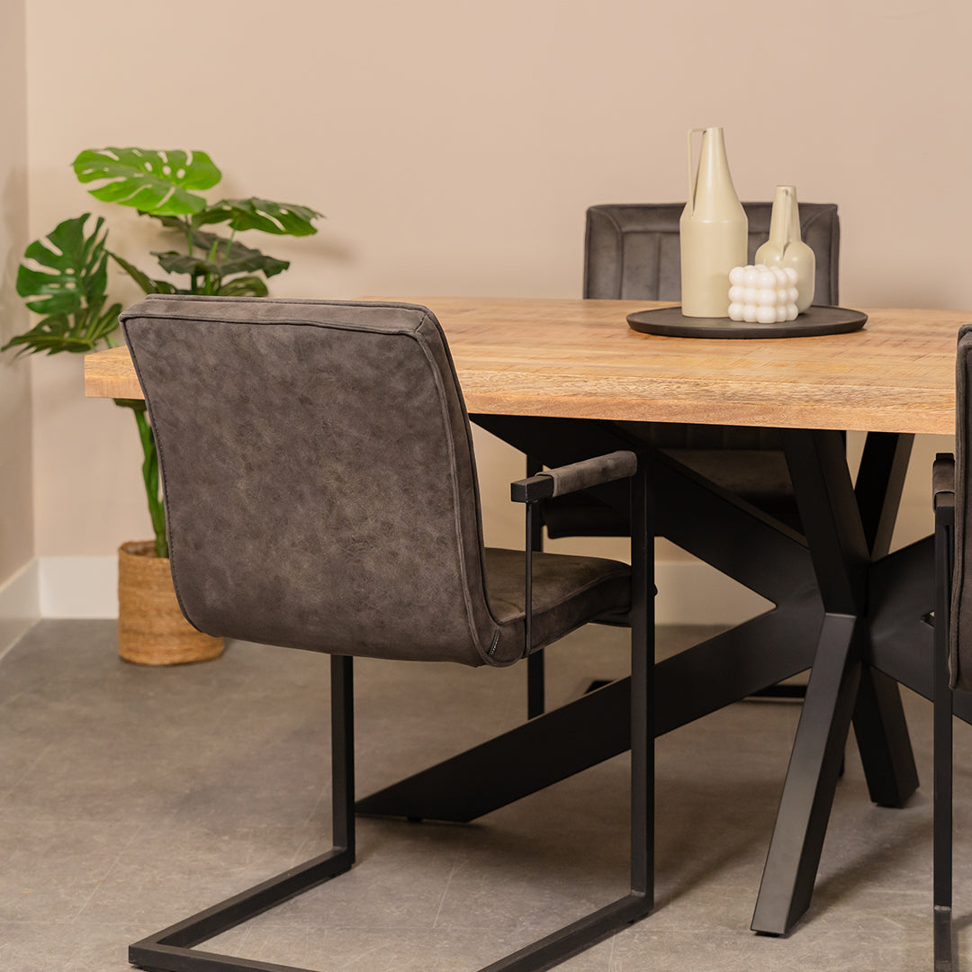 Eettafel Apollo | Mangohout | Naturel