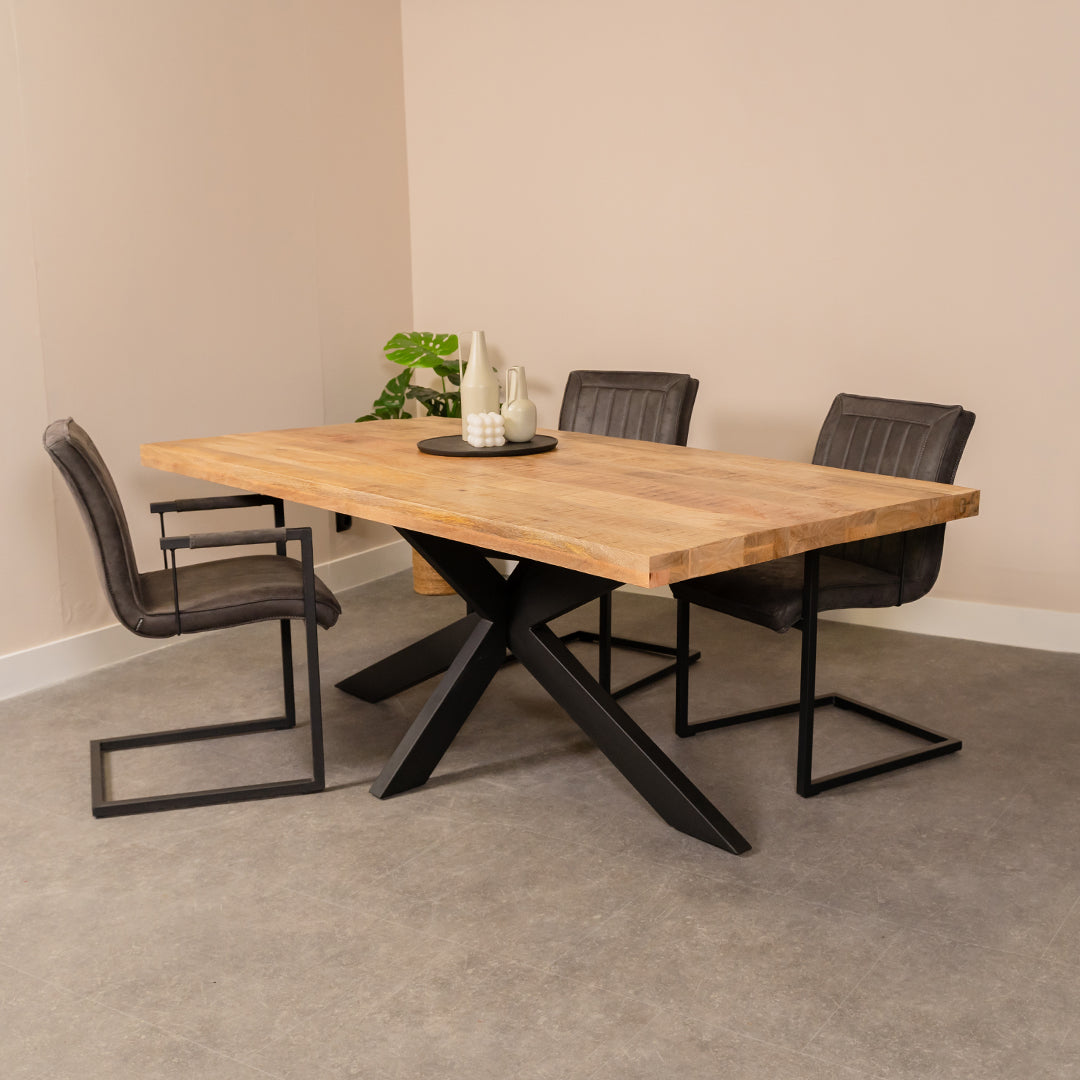 Eettafel Apollo | Mangohout | Naturel