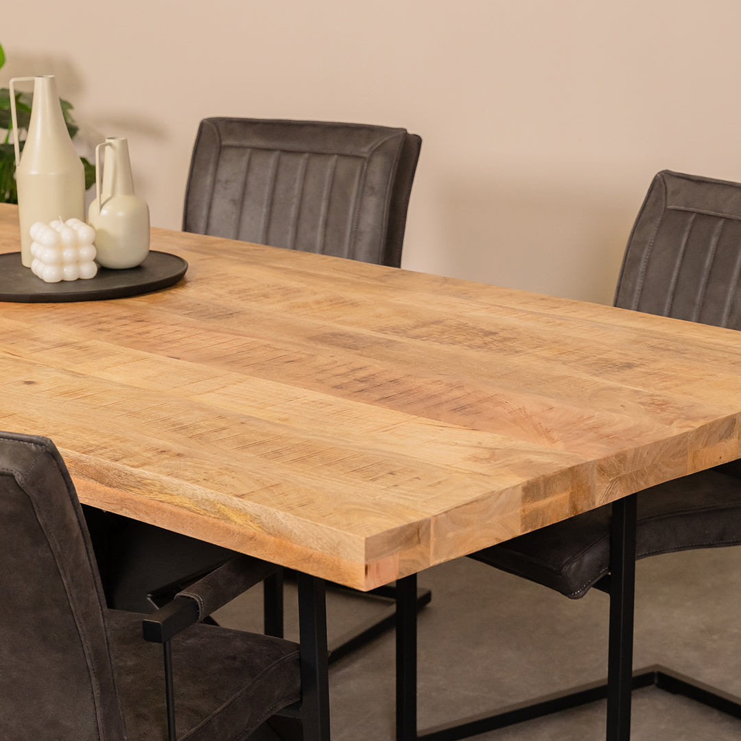 Eettafel Apollo | Mangohout | Naturel