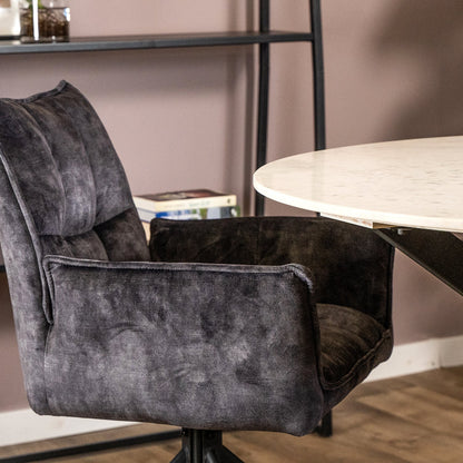 Eettafel Lynn | Rond | marmer