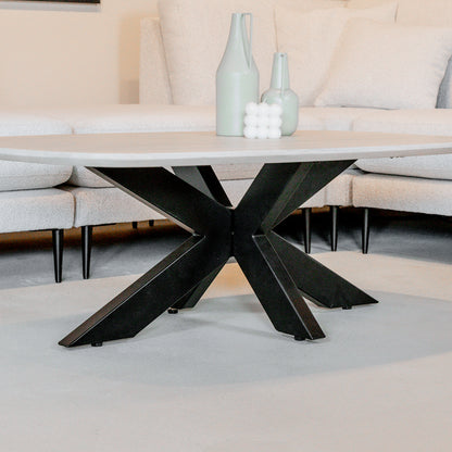 Salontafel Akagi | Deens Ovaal | Mango Ashblond | 120 cm