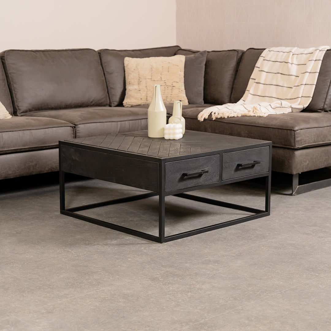 Salontafel Yara | Zwart Mangohout