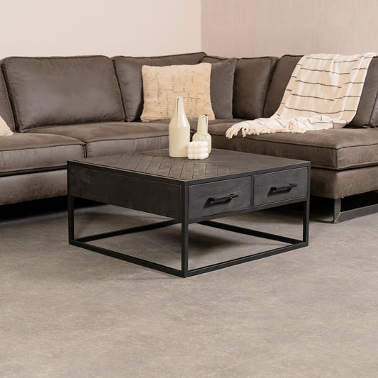 Salontafel Yara | Zwart Mangohout