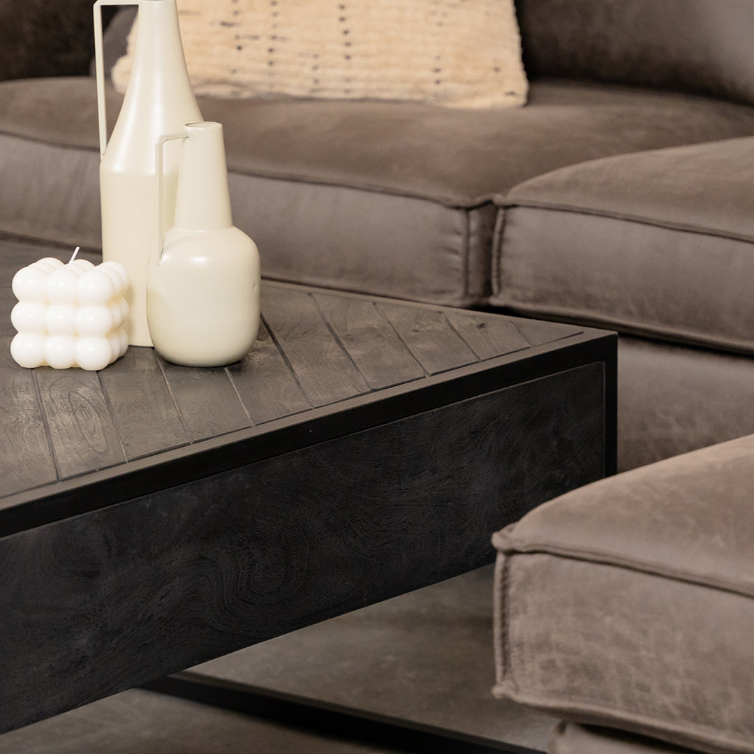 Salontafel Yara | Zwart Mangohout