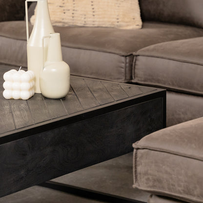 Salontafel Yara | Zwart Mangohout