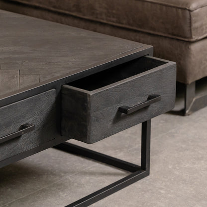 Salontafel Yara | Zwart Mangohout