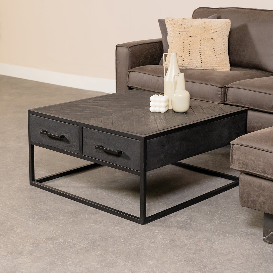 Salontafel Yara | Zwart Mangohout
