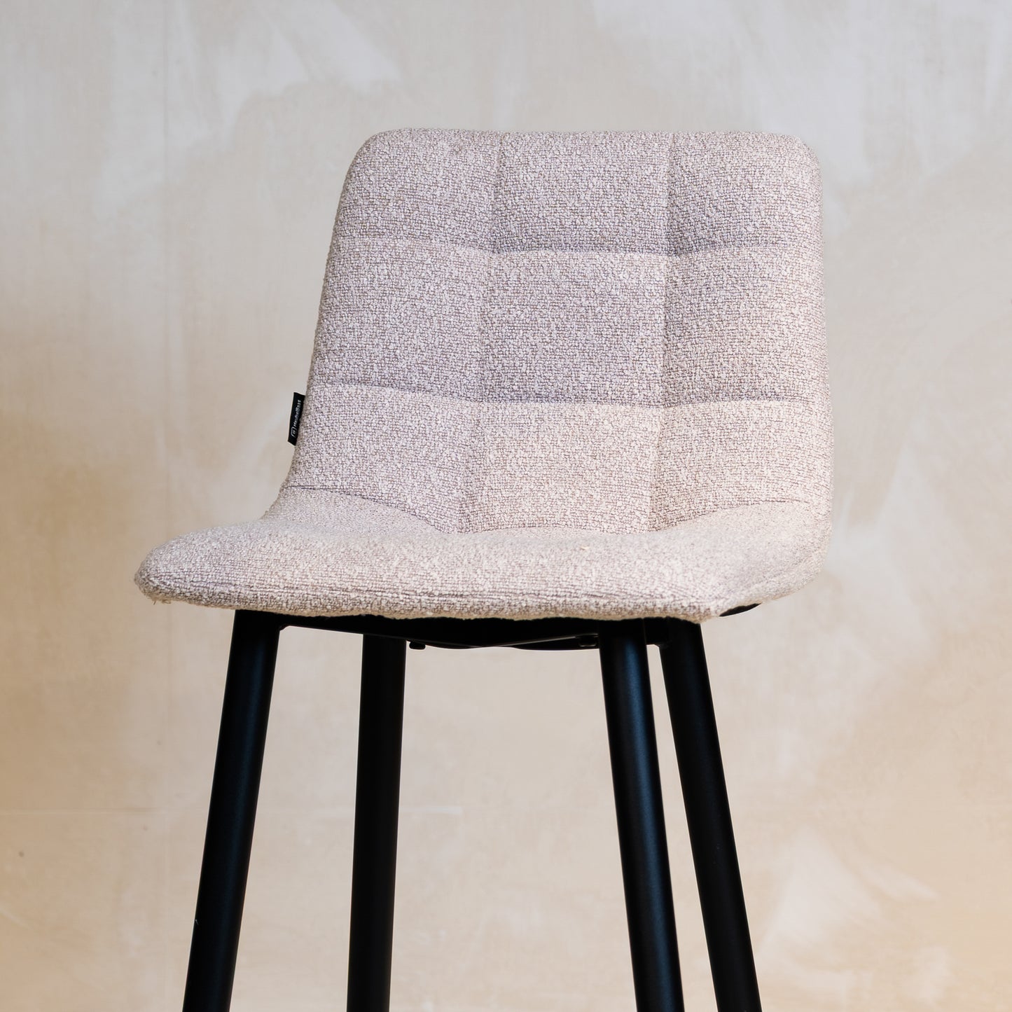 Barkruk Tess | Kookeiland of Bartafel | Naturel Bouclé