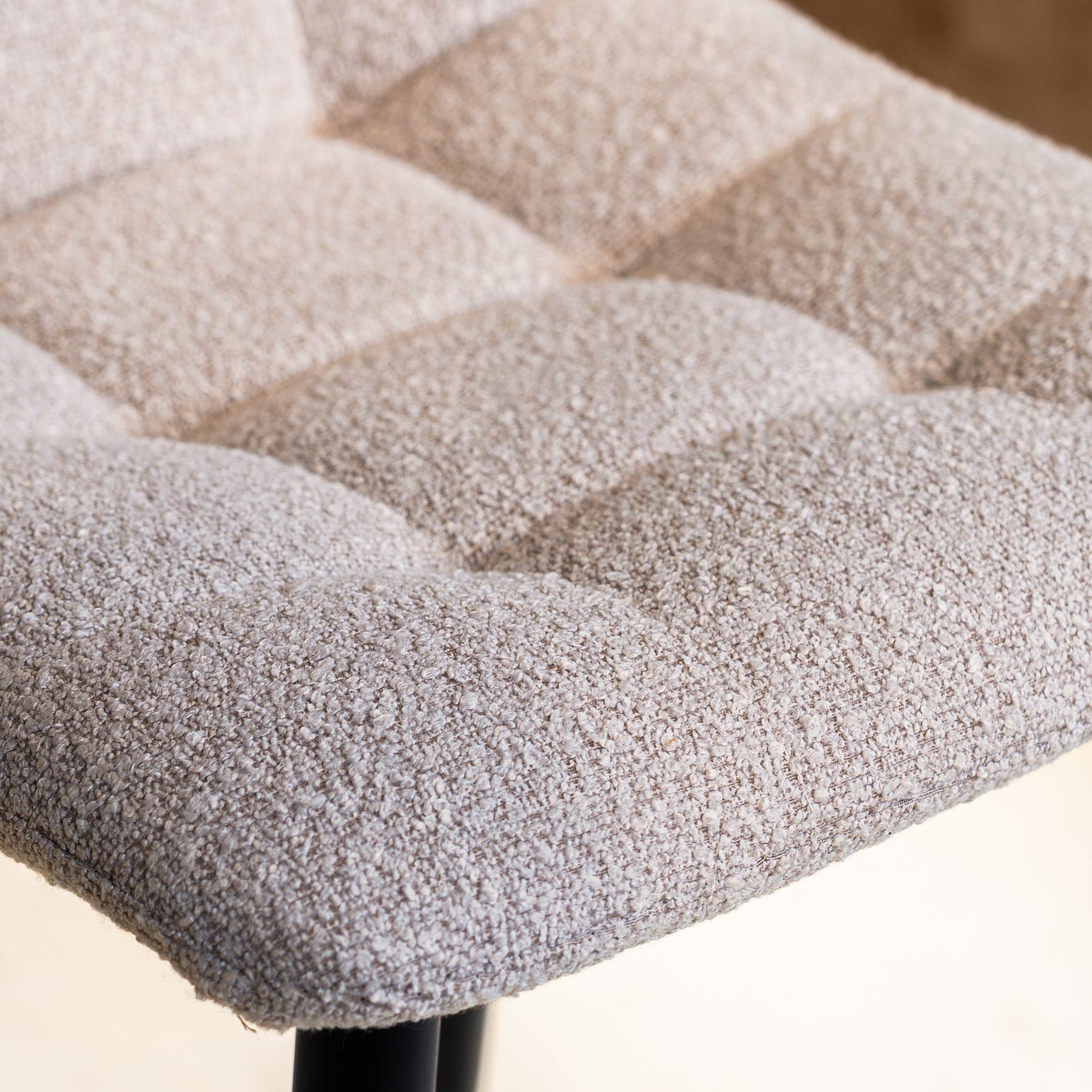 Barkruk Tess | Kookeiland of Bartafel | Naturel Bouclé