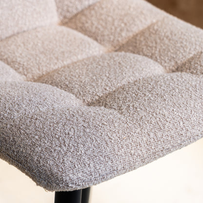 Barkruk Tess | Kookeiland of Bartafel | Naturel Bouclé