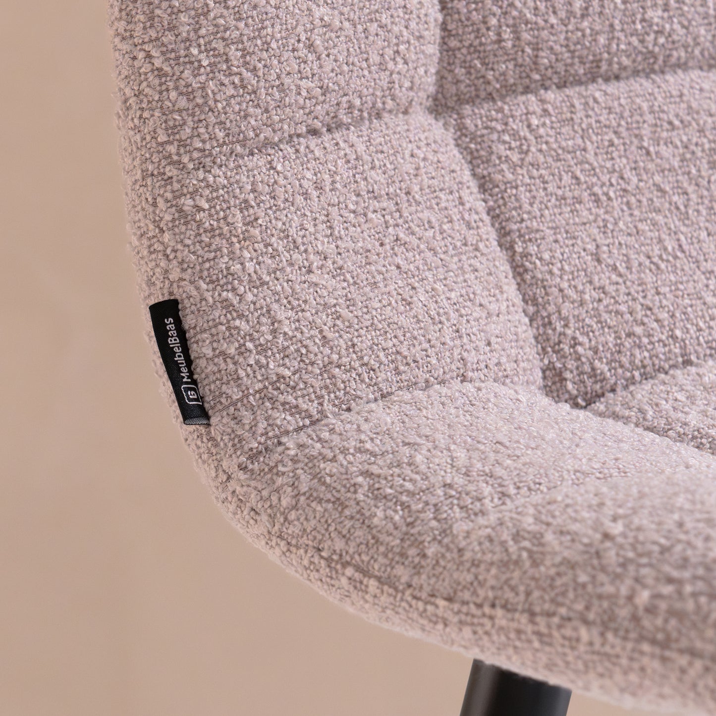 Barkruk Tess | Horeca Hoogte | Bouclé Naturel