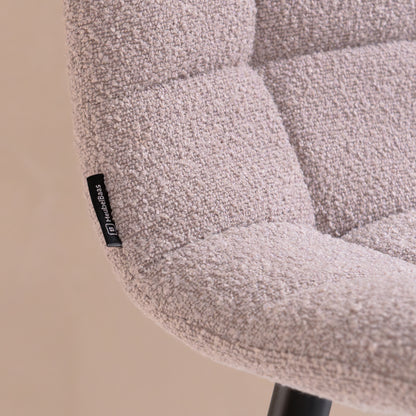 Barkruk Tess | Horeca Hoogte | Bouclé Naturel