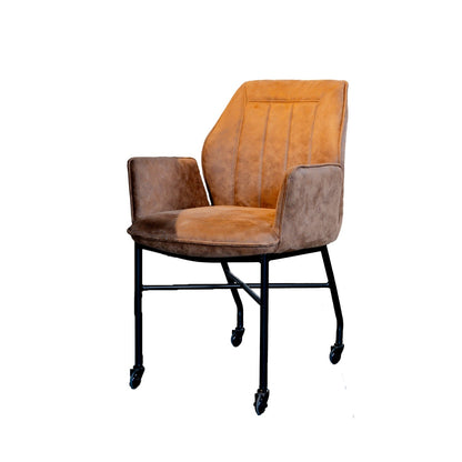 Eetkamerstoel Denver | Tan Microvezel