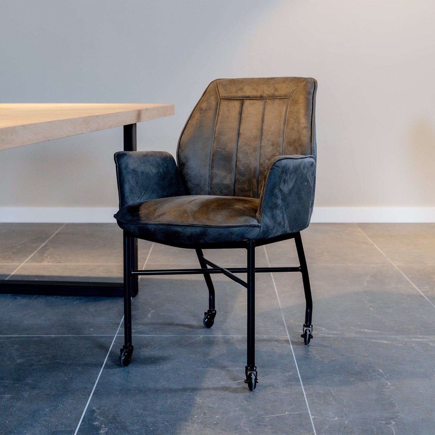 Eetkamerstoel Denver | Grey Microvezel