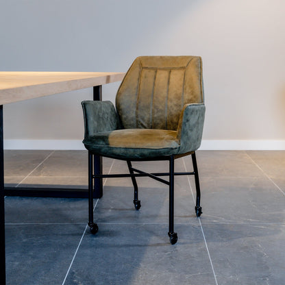 Eetkamerstoel Denver | Olive Microvezel