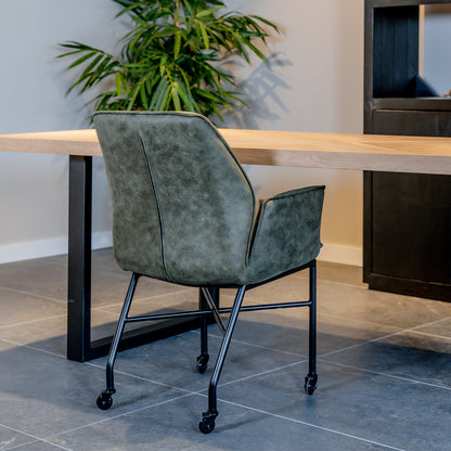 Eetkamerstoel Denver | Olive Microvezel