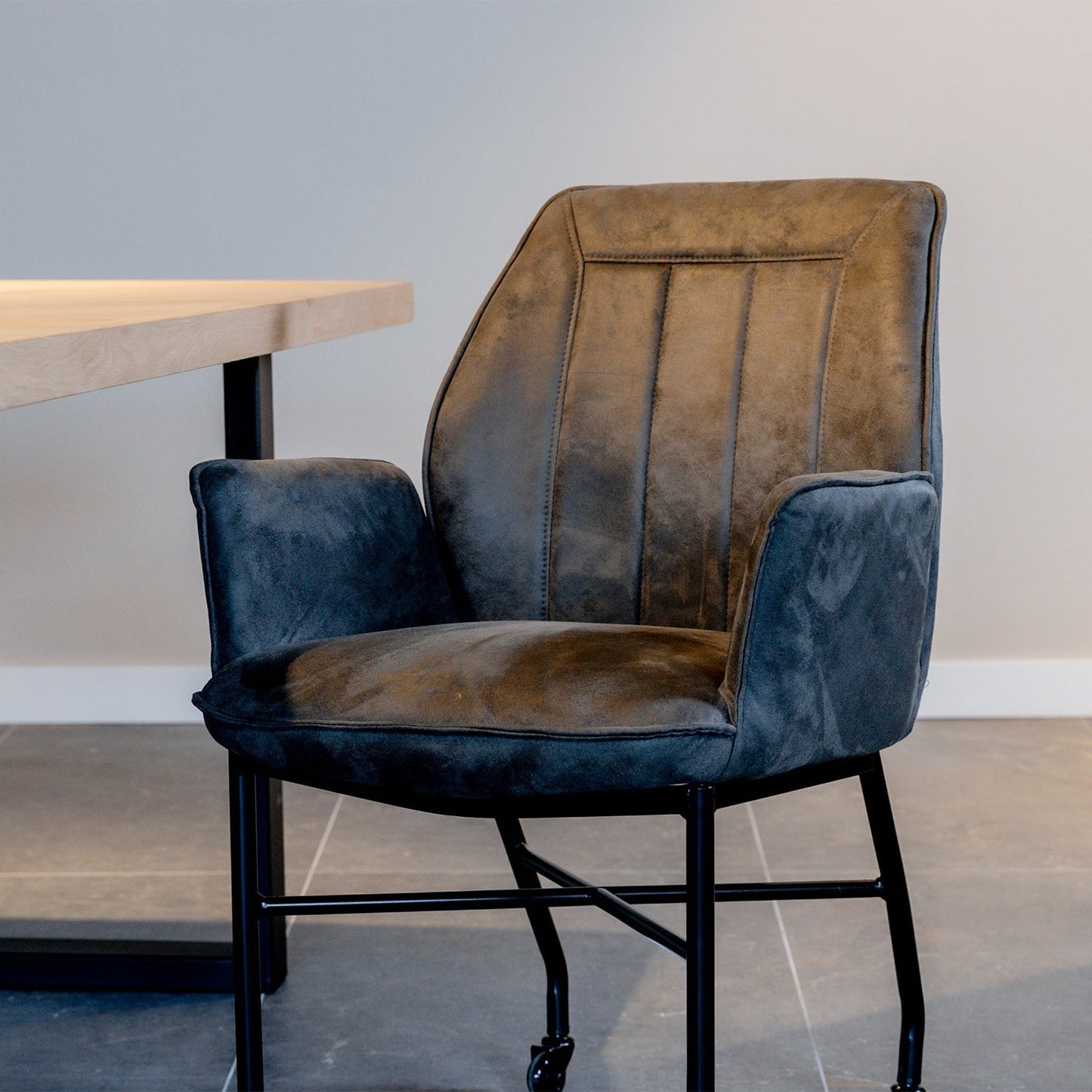 Eetkamerstoel Denver | Grey Microvezel