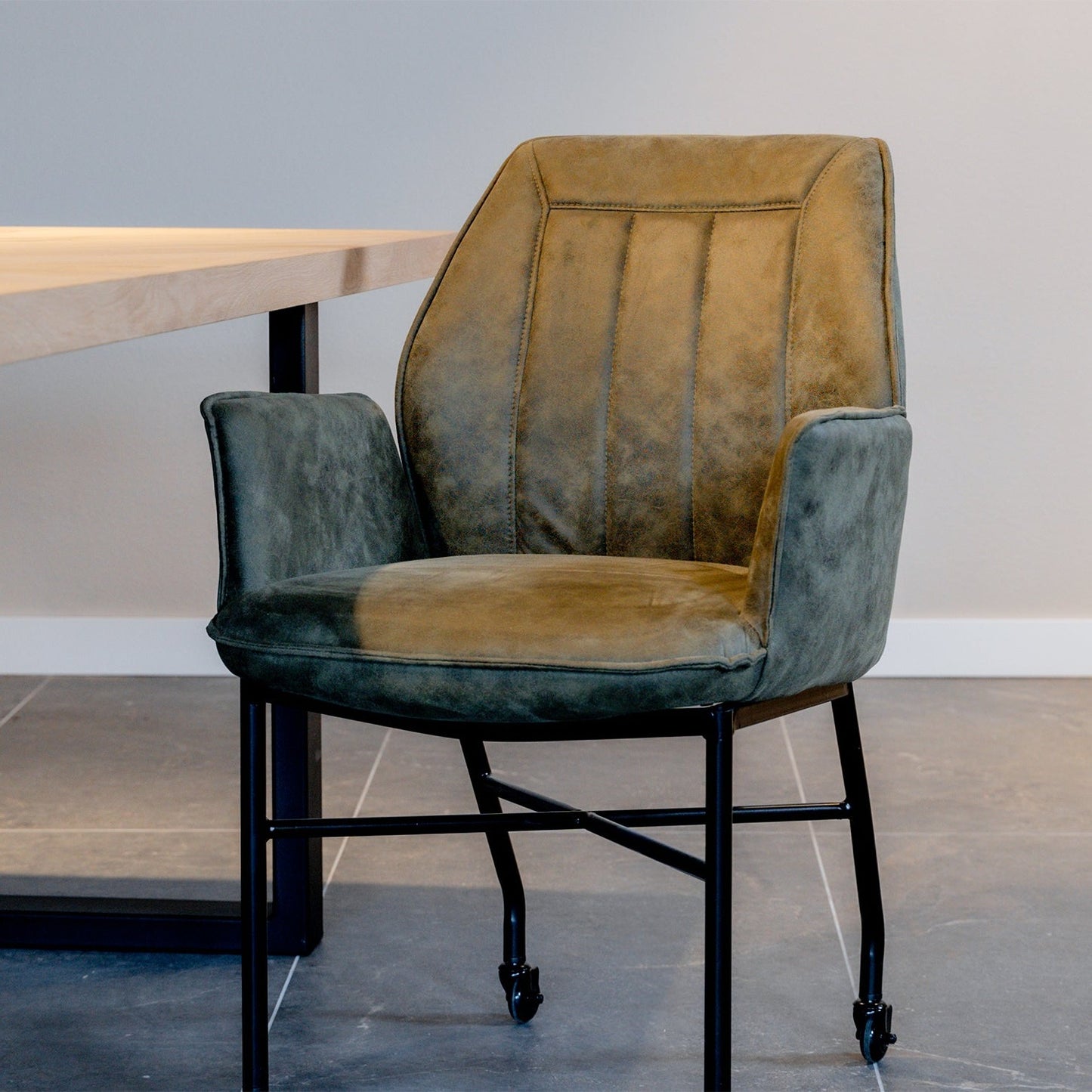 Eetkamerstoel Denver | Olive Microvezel