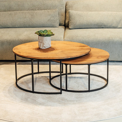 Salontafel Leipzig | Mangohout Ovaal