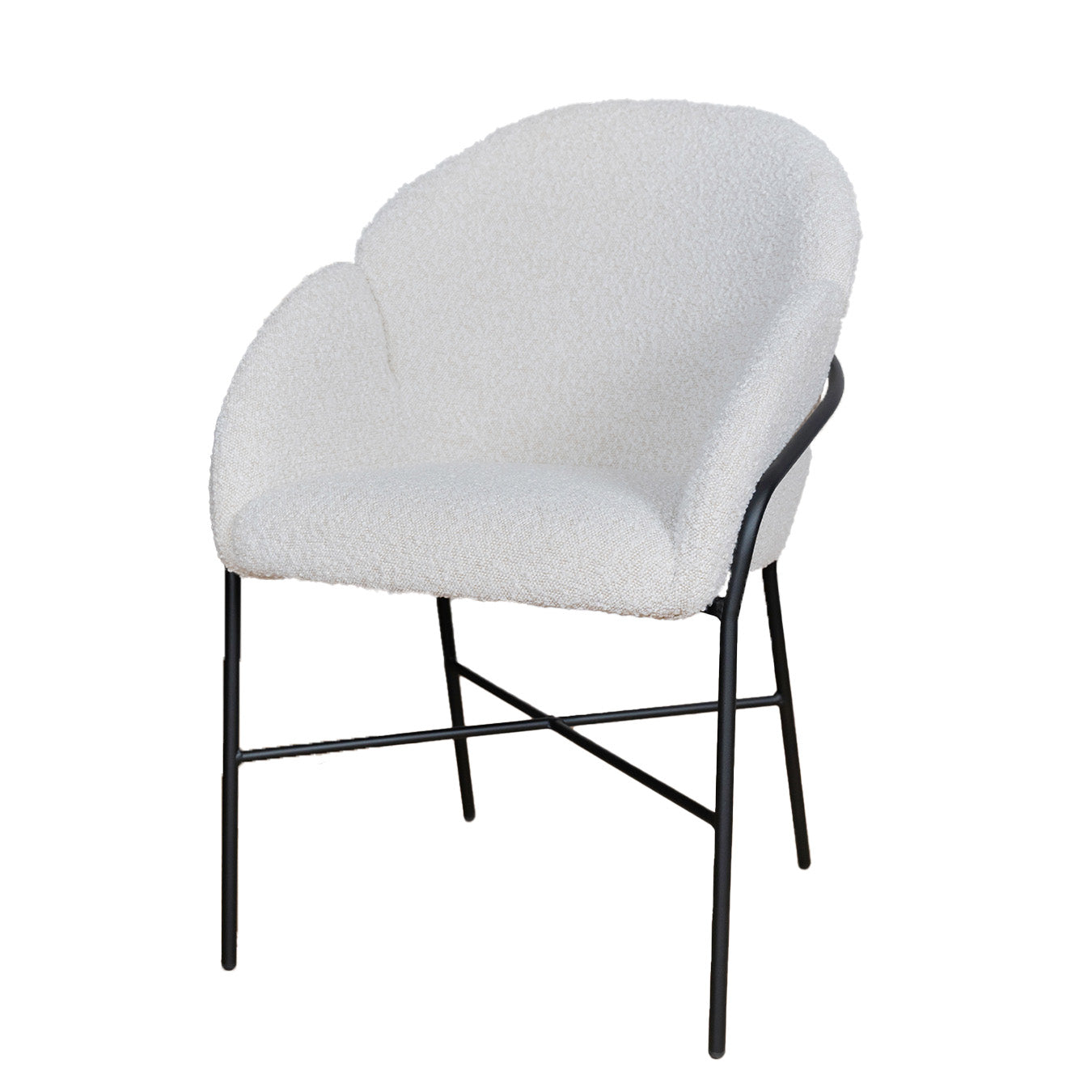 Eetkamerstoel Argos | Pearl Bouclé