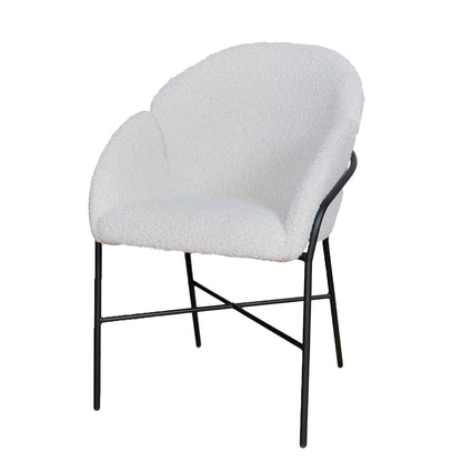Eetkamerstoel Argos | Pearl Bouclé